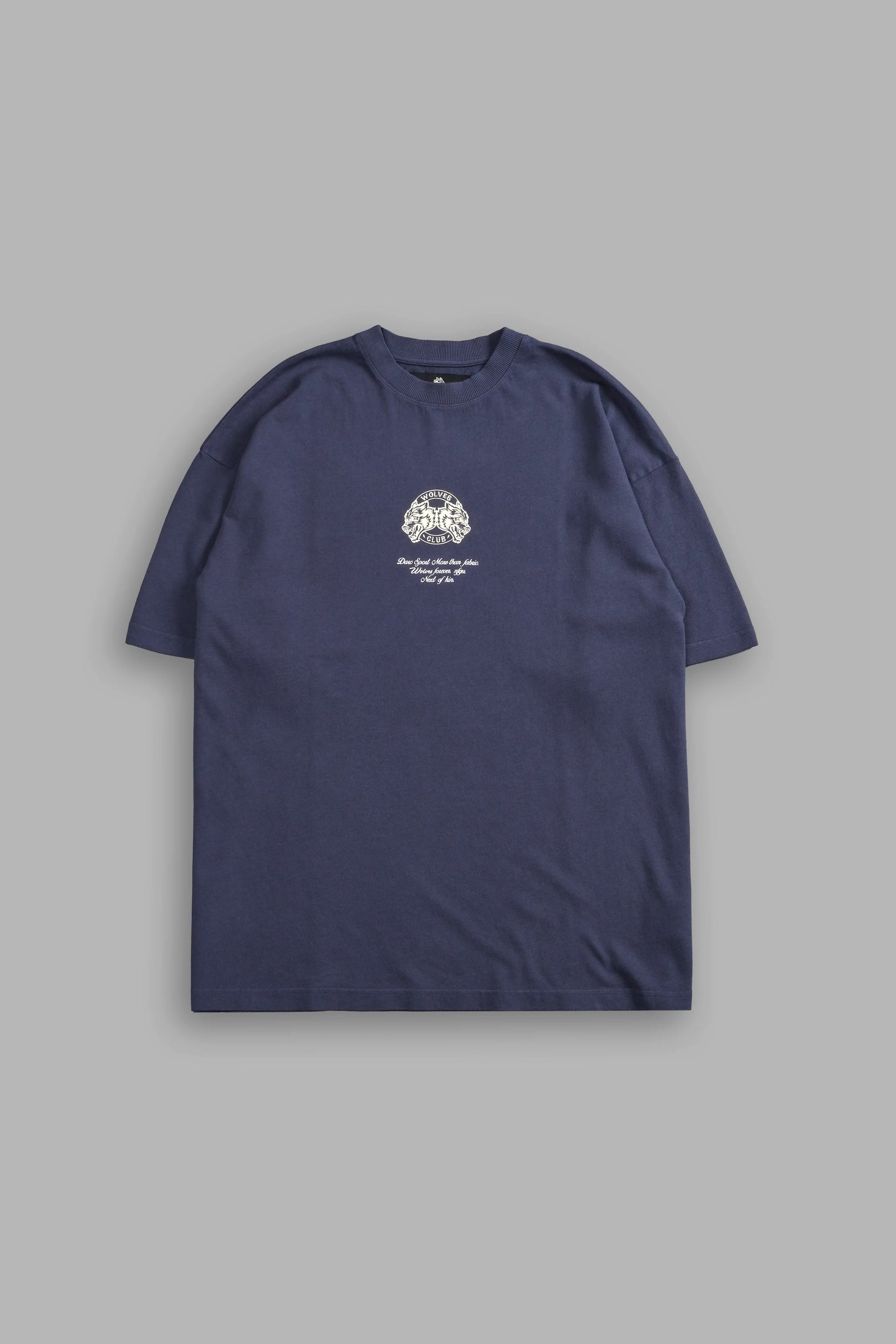 DS Iron Kin "Premium" Oversized Tee in Midnight Blue